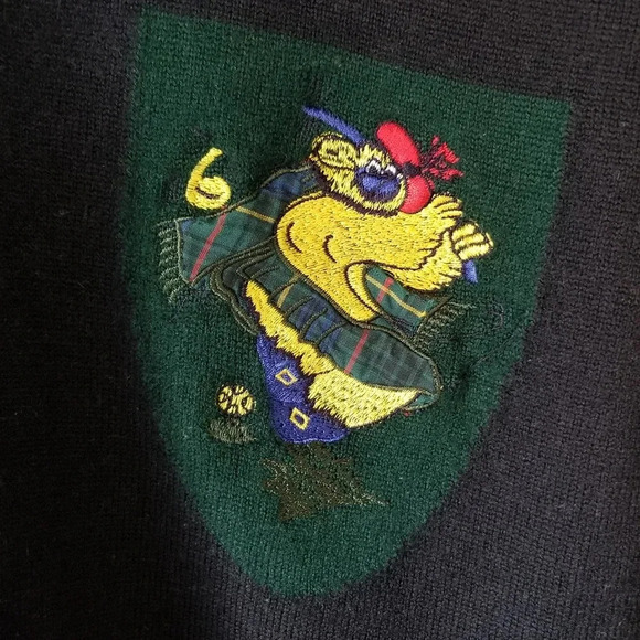 Basler blue and green wool Academia  cardigan - Picture 2 of 4